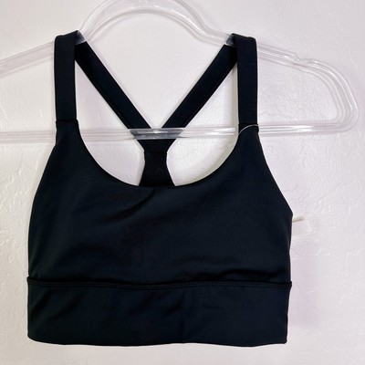 Notari Impulse Racer Back Sports Bra Active Yoga Gym Athletic Black XS NWT