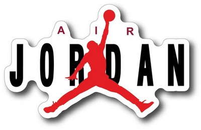 MICHAEL JORDAN AIR USA MADE DECAL STICKER 3M TRUCK VEHICLE WINDOW WALL CAR BIKE