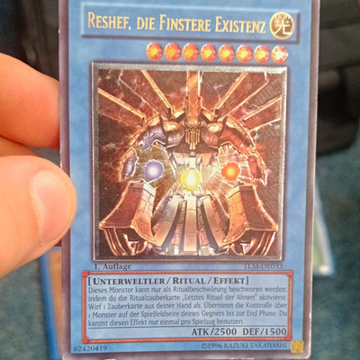 Konami Yu-Gi-Oh! TLM Reshef, die Finstere Existenz TLM-DE033 Ultra Rare 1.