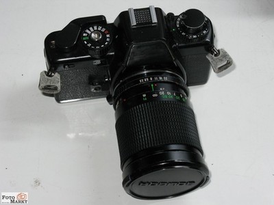 SET: Revue AC-3 SLR Kamera + Albinar MC 3,5-4,5/ 28-80 mm Zoom-Objektiv Macro PK