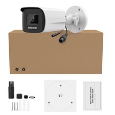 VIKYLIN Bullet POE IR30M Local Area Network MIC 8MP 4K Security IP Camera Wired