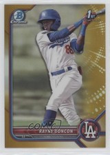 2022 Bowman Chrome Prospects Gold Refractor 29/50 Rayne Doncon #BCP-202 10yf