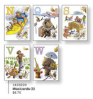 2016 Fair Dinkum Aussie Alphabet Maxicard Set of 5 - N Q S V W is for… Australia — photo 3