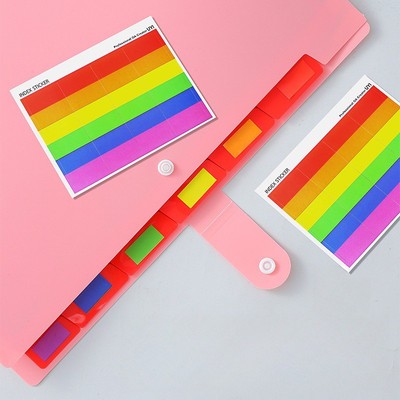 A4 Size Expanding File Folder 5 Pocket Folders For Documents Stationery Portable