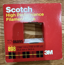 Scotch 3M Filament Tape 898 High Performance 19mm x 54.8m 60 Yards 3/4in