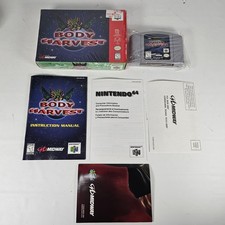 Body Harvest (Nintendo 64, 1998) Complete CIB VERY CLEAN CELLOPHANE 