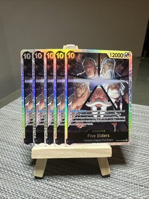 Five Elders - Carrying On His Will (OP13 5 Cards Set) Near Mint English