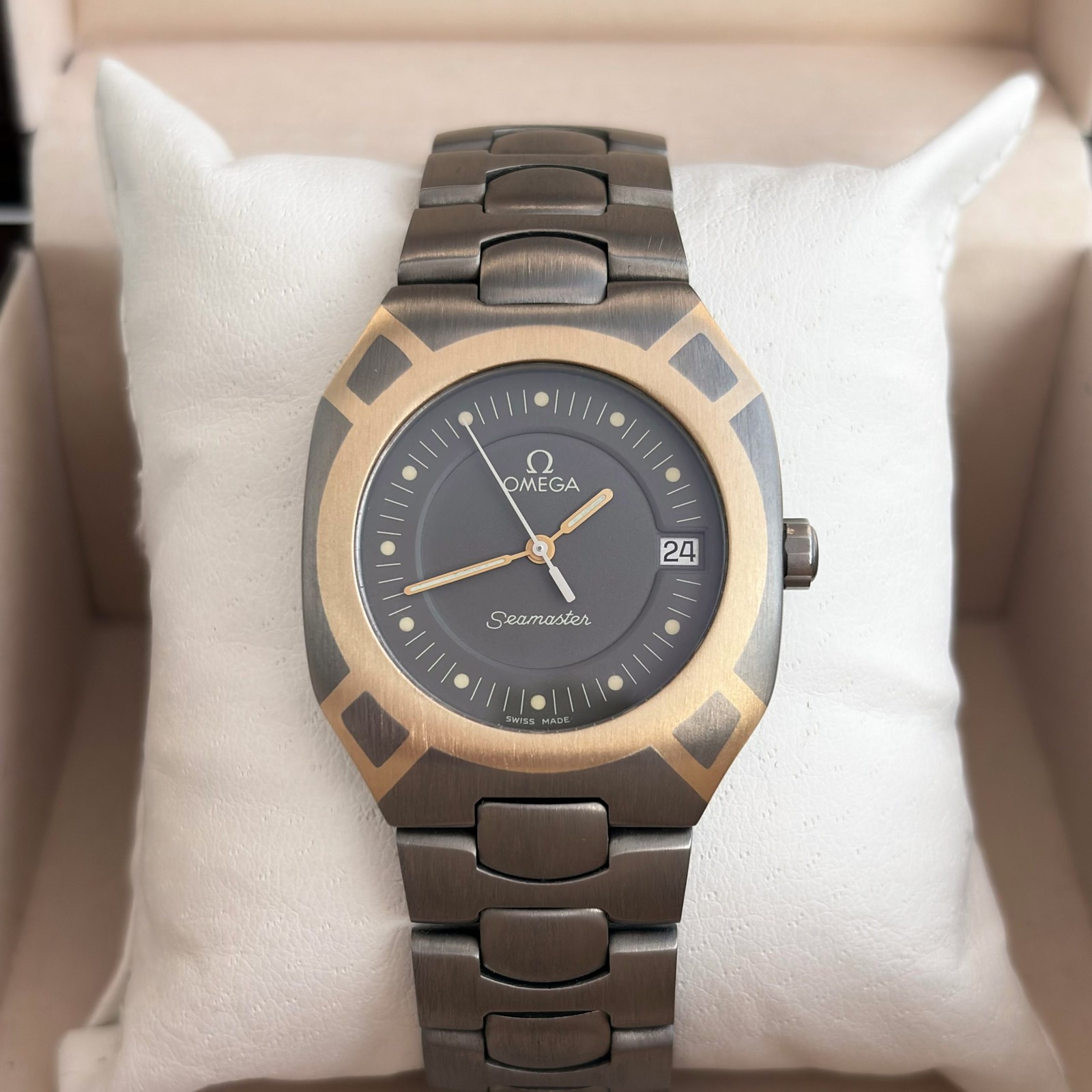 Omega Seamaster Polaris 3960981 Steel Gold