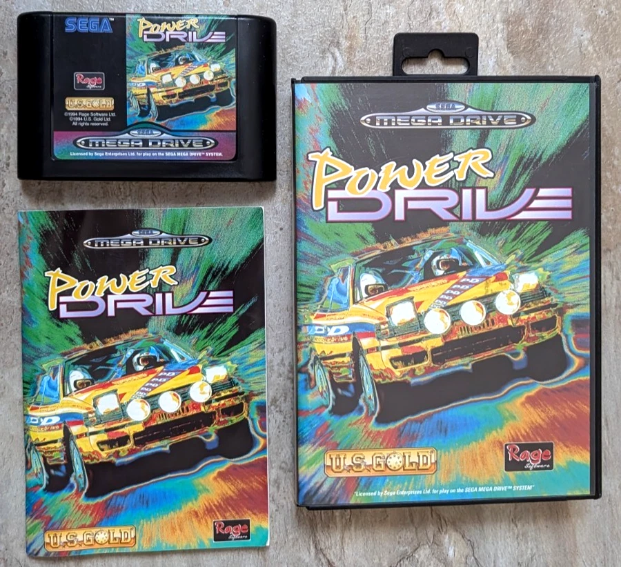 RARITÄT - Power Drive - SEGA Mega Drive Spiel - Bild 1 von 4