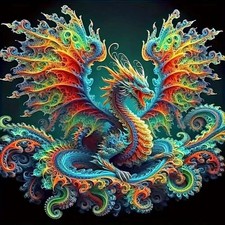Dragon Diamond Art Kits for Adults,5D Diamond Painting Kits for Adults Beginners