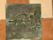 Vintage Louis F. Ragot Cast Bronze Sundial "Father Time" 1916