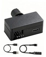 PC Fan Controller, 12V 4Pin PWM Fan Speed Controller with USB C Power Cable