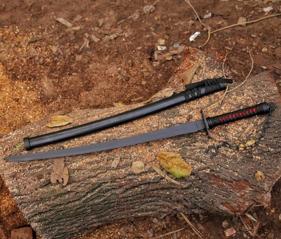 Espada Katana Samurai | Katana Japonesa All Tang | Katana Forjada a Mano | Japonesa Foto 2 de 4