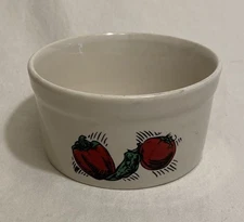 Houston Foods Ceramic Tidbit Dish/Chiles Bowl 4” VINTAGE 1995