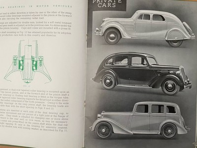 Illustrierter Timken Lager Verkaufskatalog für Busse, PKW & Gewerbe um 1930