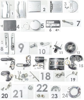 NECCHI BU Nova Sewing Machine Parts