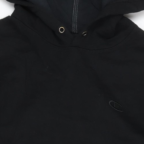 Sudadera con capucha negra Champion para hombre talla M calce regular manga larga - Imagen 12 de 12
