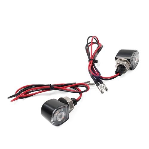 2X Mini Señales de Giro para Motocicleta Indicador Ámbar Luz Intermitente Lámpara Universal - Imagen 3 de 12