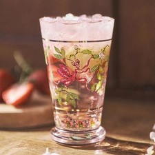 NWT Anthropologie Lou Rota Mother Nature Juice Glass Praying Mantis