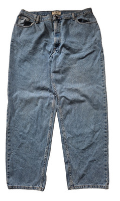 L.L. Bean Damen Relaxed Fit Jeans Gr. 20 Regular Blau Denim Hose 100% Baumwolle