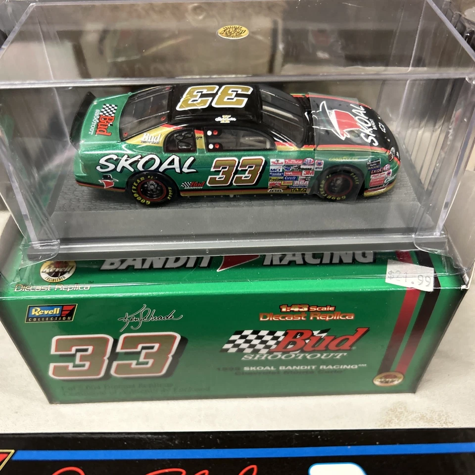 Lot of 3 Revell Nascar 1:43 Diecast Skoal Bandit Earnhardt Corvette Racing New!! - Image 2 of 4