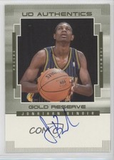 1999-00 Upper Deck Gold Reserve UD Authentics Jonathan Bender #JB Auto nd3