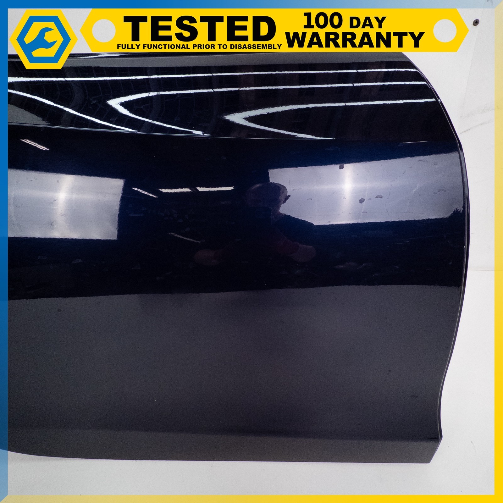 14-19 MASERATI QUATTROPORTE REAR RIGHT PASSENGER SIDE DOOR SHELL BLUE OEM