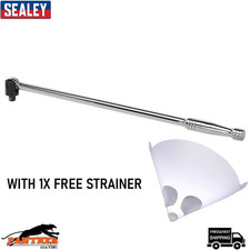 Sealey AK730 Heavy Duty Extra Long Breaker Bar 1/2" Drive,High-Torque + Strainer