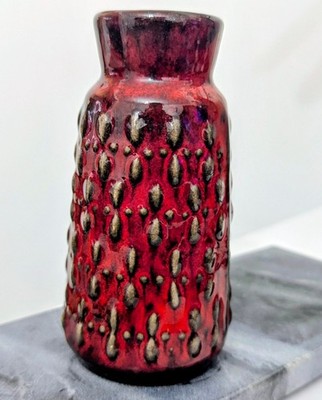 Jasba Fat Lava Vase, 60er/70er Jahre, West Germany
