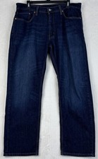 Levi's 559 Men's Relaxed Straight Jeans Dark Wash Blue W36 L30 Denim