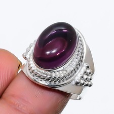 Purple Amethyst Gemstone Handmade 925 Sterling Silver All Size Ring For Gift
