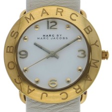 MARC BY MARC JACOBS MBM1150 Amy WATCH white Gold Plated/leather QZ