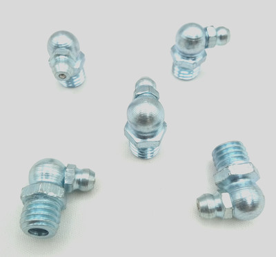 (5Pcs) 10mm Metric 90 degre Angle GREASE FITTING