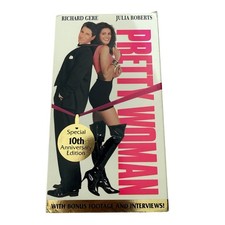 Vintage VHS Tape - Pretty Woman 10th Anniv. Ed. 2000 - Romance Comedy - VG