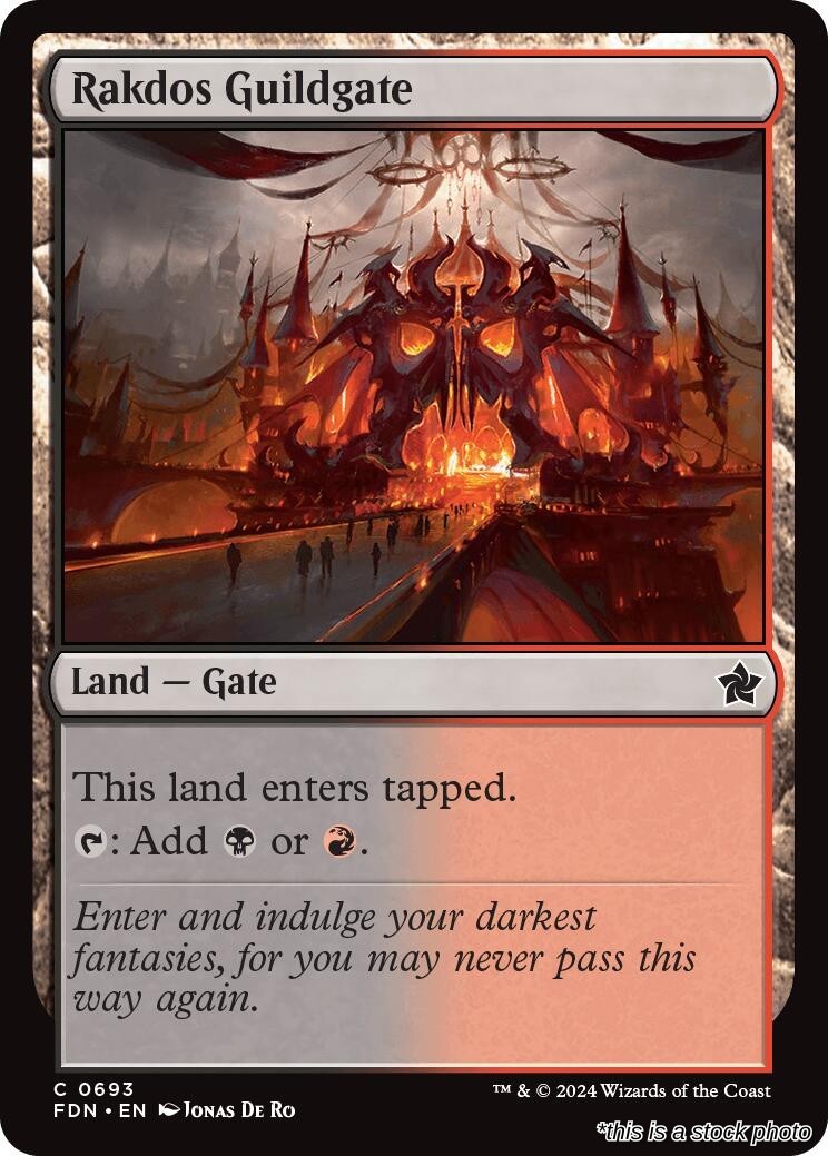 Rakdos Guildgate [FDN - 693] - Near Mint