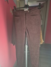 🤎Damen Velours Hose braun Größe 38 IMAGE 