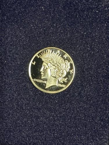 1 GRAM (g) .999 fine silver Round (PEACE DOLLAR) Design FREE SHIPPING!