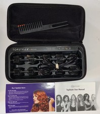 TopStyler By InStyler Heated Ceramic Styling Shells Hair Curlers Ex Condition