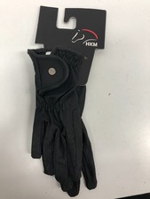 HKM Grip Riding Gloves Black Size XS New