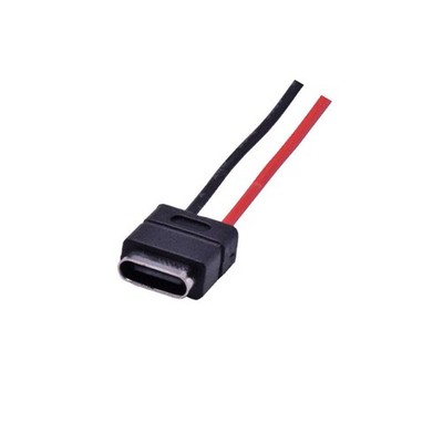 10PCS IP67 USB 2.0 Type-C Connector Welding Wire Waterproof Female Socket
