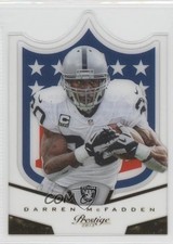 2013 Panini Prestige NFL Shield Acetate Die-Cuts Darren McFadden #25 Shield 1h1