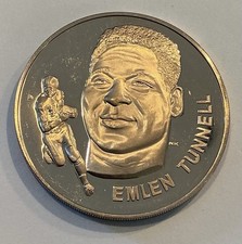 National Football League NFL Hall of Fame Emlen Tunnell Giants Coin Medal