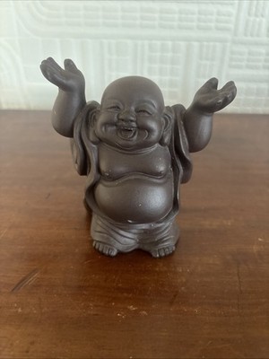 Schöne Vintage Keramik Buddha Figur mit Herstellermarke