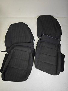 Original Sitzbezug VW Tiguan 5N Pandu Titanschwarz Fahrersitz Beifahrer