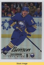 2024-25 Upper Deck Fleer Ultra Rainbow Foil Zach Benson #38 READ 05ds