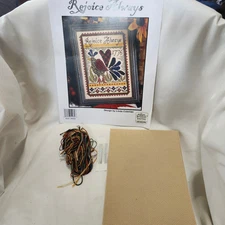 Rejoice Always Counted Cross Stitch Kit Jeremiah Junction JPK032 6 x 8 B23