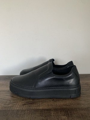 Vagabond 10 Womens Judy Slip On Platform Black Loafers Sneakers Shoes EUR 40