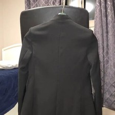 No Collar Black Interview Jacket for Job Interview