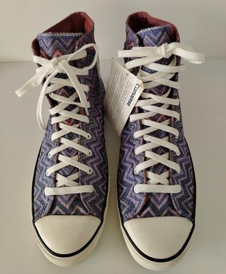 Converse Chuck Taylor All Star 2 Shoes Womens Size 8.5 Chevron High Top 546756C