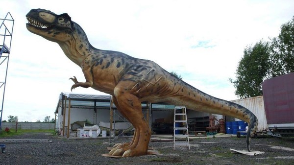 Dinosaurier GroßE Figur Statue Skulptur Figuren Skulpturen Dekoration Deko Xxl-image